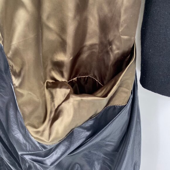 Prada Black/Green Hooded Quarter Zip Dress | Made in Italy - Picture 7 of 9